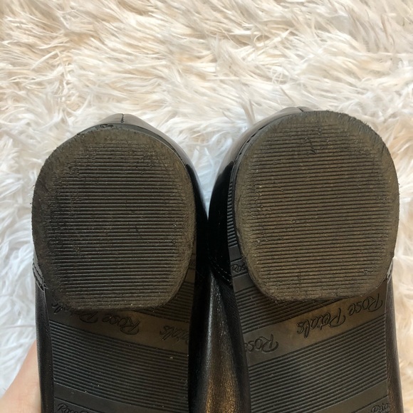 Rose Petals by Walking Cradles Black Bow Tie flats - Picture 7 of 7